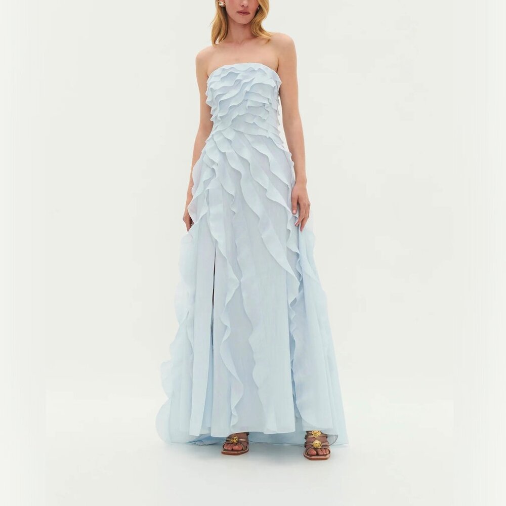 AJE Allairie Gown — Pastel blue
